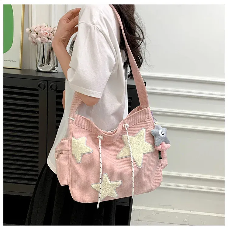 DHgate.com:Star Print Crossbody Bag: Cute Y2k Shoulder Bag