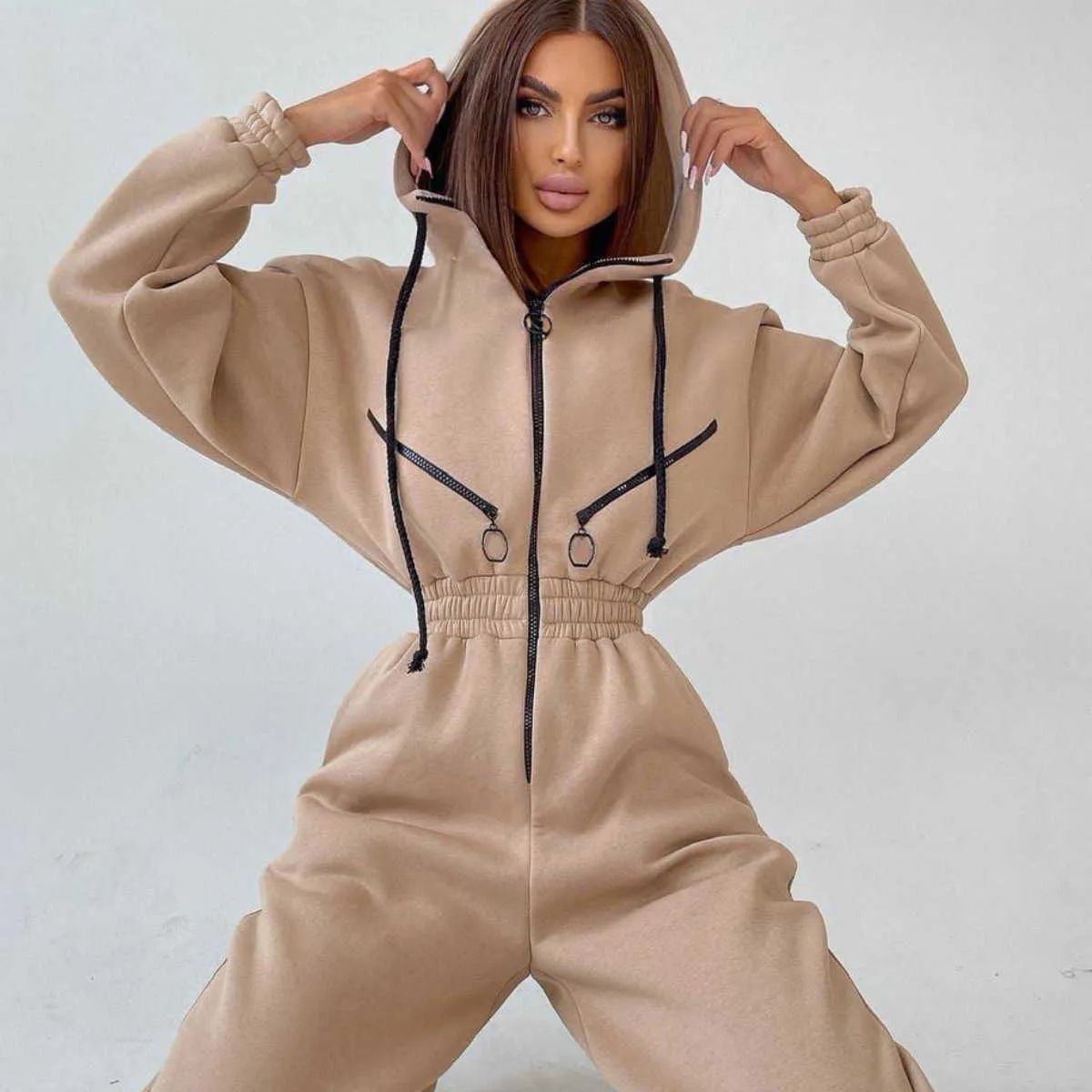 Khaki tracksuit womens sale
