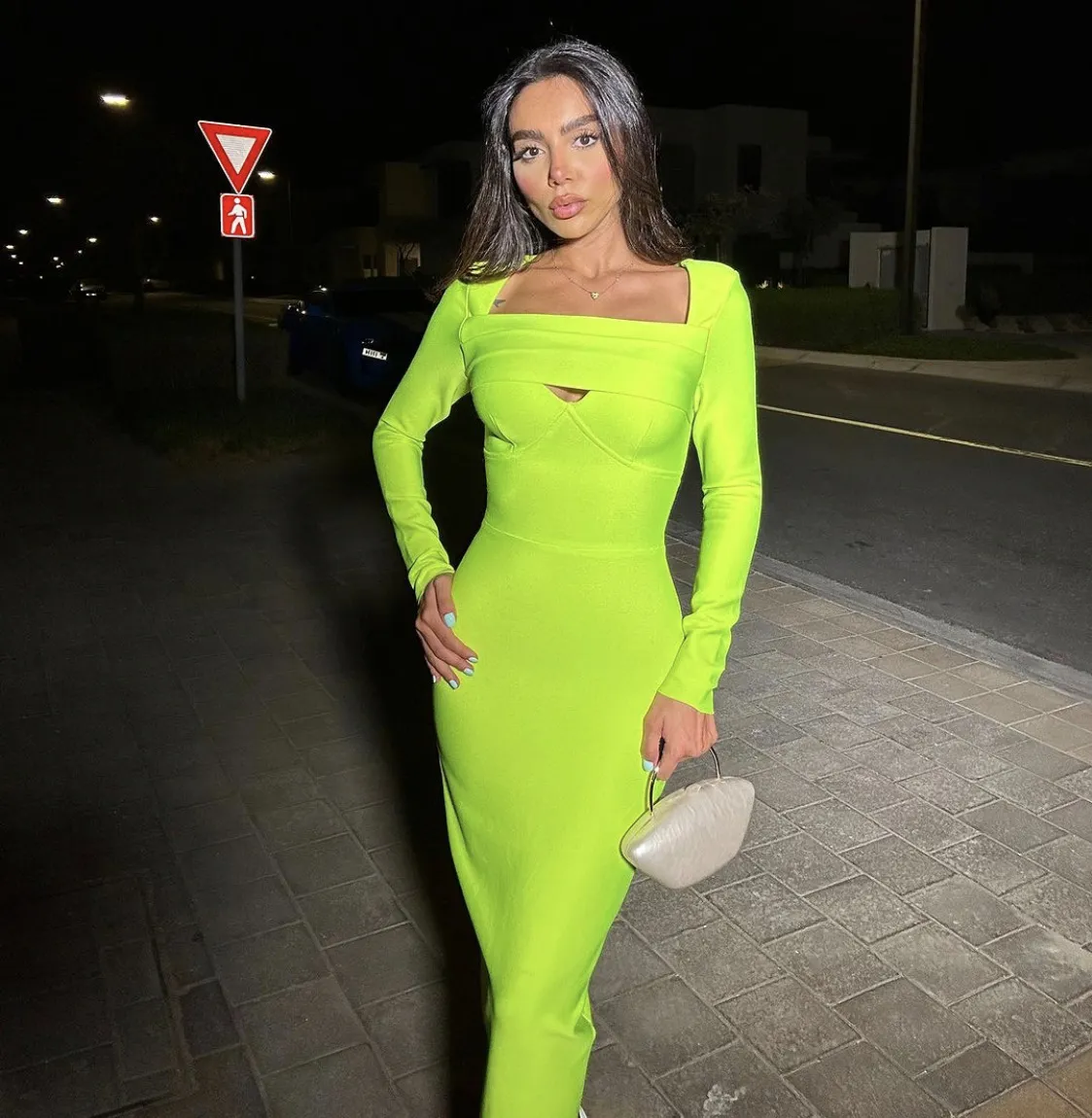 Emerald Green Bandage Dress: Long Sleeve Sheath Gown - Sexy Party Dress,  Prom & Evening Events, Sizes 2-14 from Dhgate Evening Dresses - price 45.23