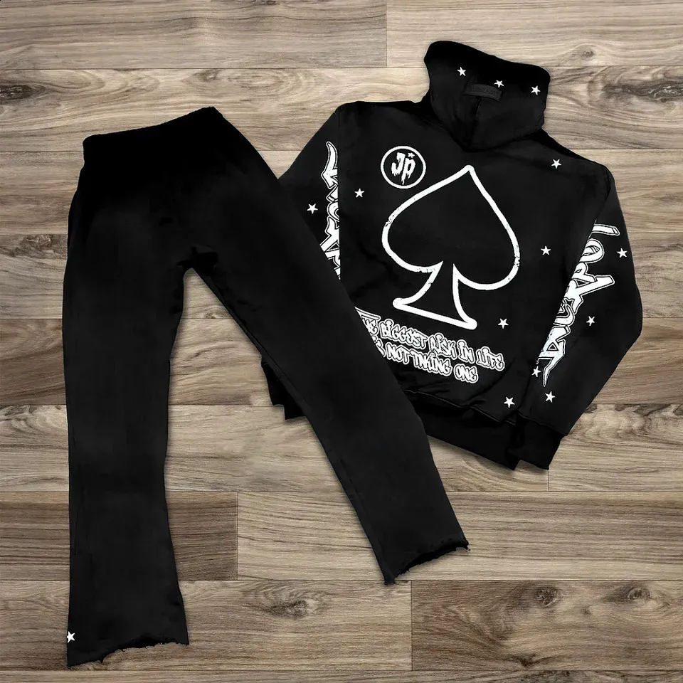 Zadaos Men Set Spring Autumn Fashion Mens Tracksuit Cotton