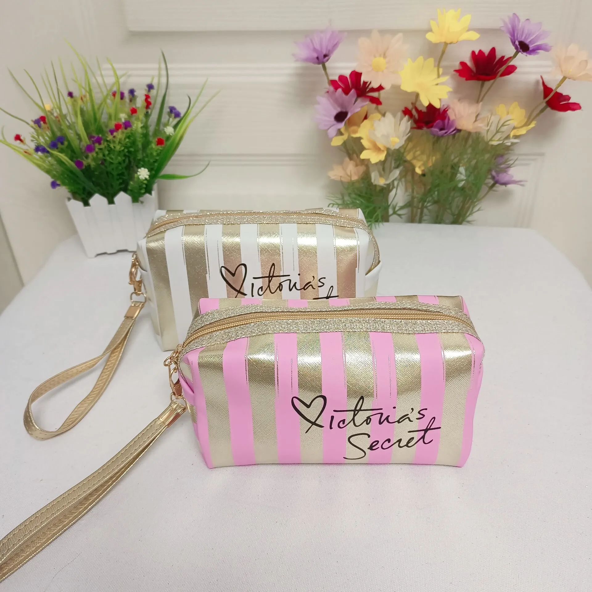 Victoria secret cosmetic pouch new arrivals