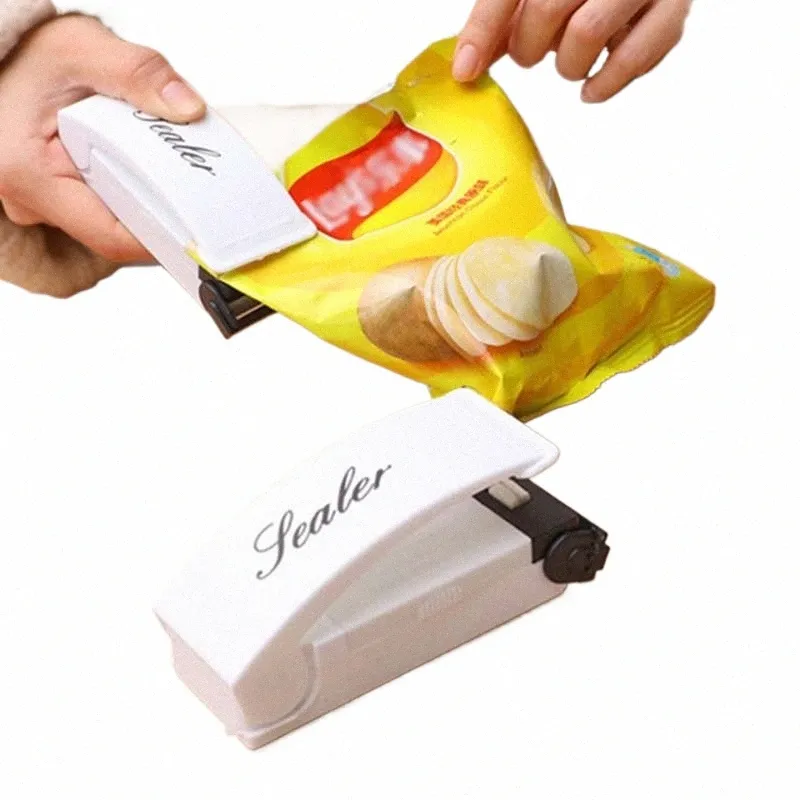 Easy Seal Bag Sealer – Mini Heat Sealer & Cutter For Snack Bags, Food Storage, Freshness Lock