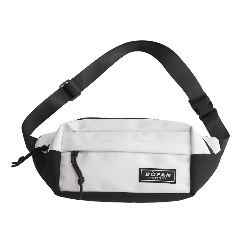 Mini Techwear Crossbody Bag: Waterproof Hip Hop Chest Pack
