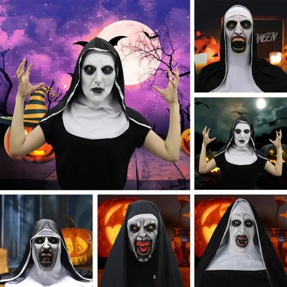 Halloween make up maschera adesiva - Tatuaggi temporanei trucco Horror per viso