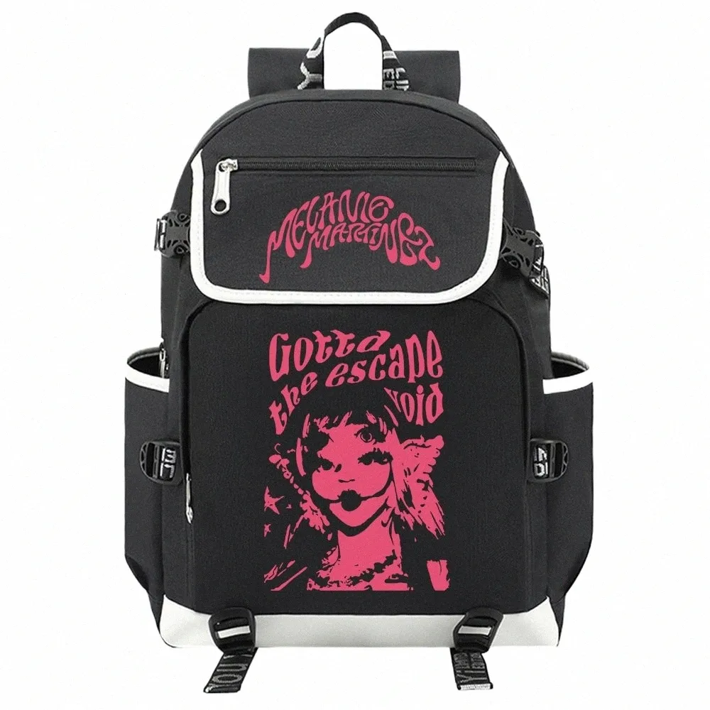 Music Festival Travel Backpacks for Melanie Martinez Fans USB Charging Water Resistant Sport School Bag