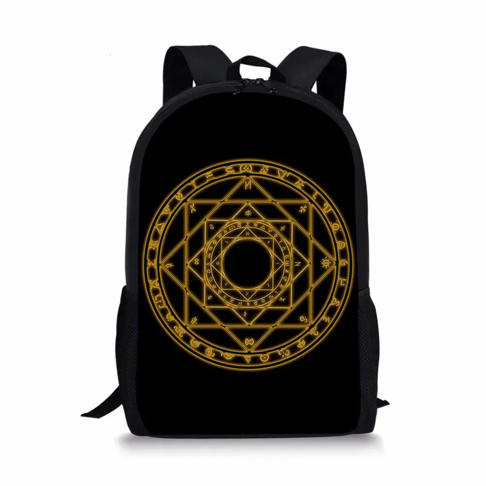 2024 Magical Array Pattern Backpack - Durable Water