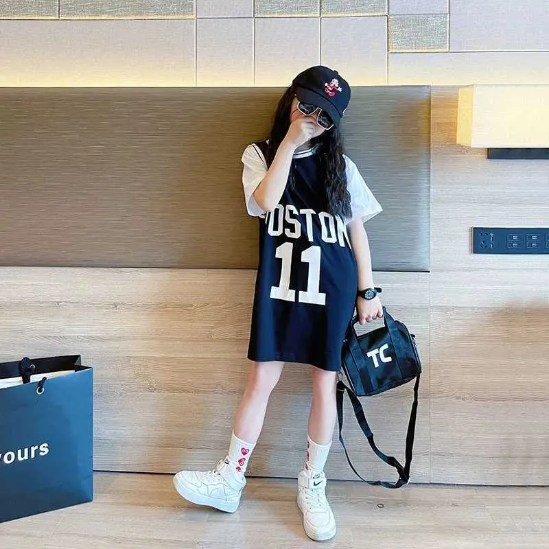 Korean White T Shirt Outfit Girls' Trendy Half-Sleeve Top Outfit