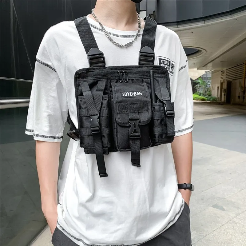 Multi-functional Unisex Hip-Hop Chest Bag: Tactical Vest