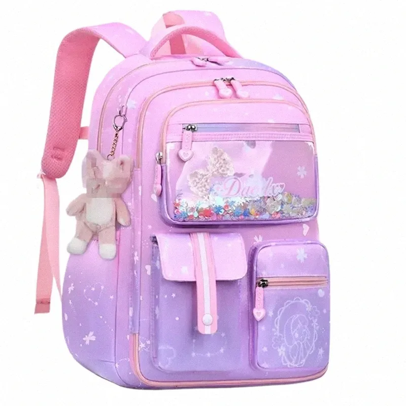 DHgate.com:Cute Bowknot Kids Backpack - Orthopedic School