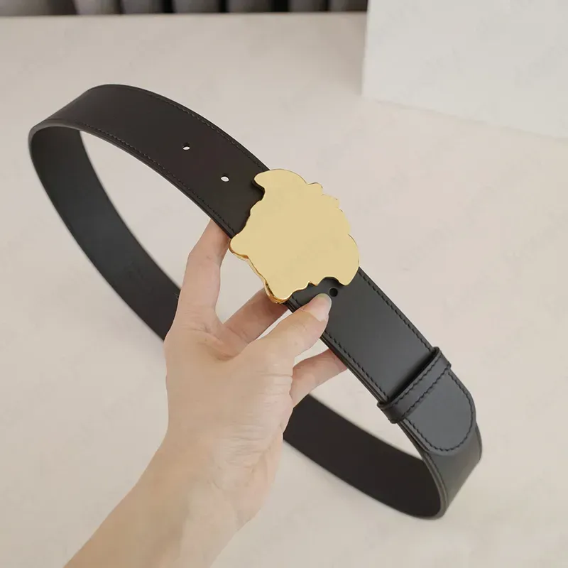 Designer Genuine Leather Cowskin Belt for Men with Golden  display picture 1