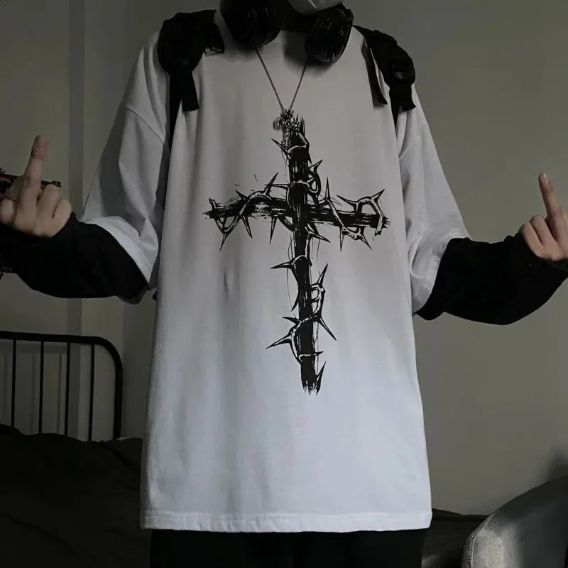 PERSONSOUL V Structure T-shirt グレー　y2k PERSONSOUL V Structure T-shirt グレー y2k