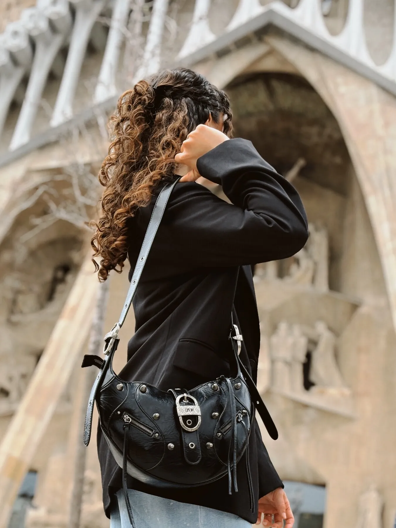 Bull Horn Bag Large Capacity Single Shoulder Crossbody Bag Armpit Bag P057F From 292 7 DHgate