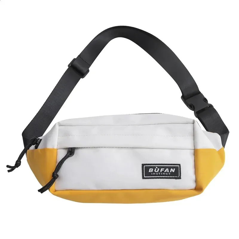 Mini Techwear Crossbody Bag: Waterproof Hip Hop Chest Pack