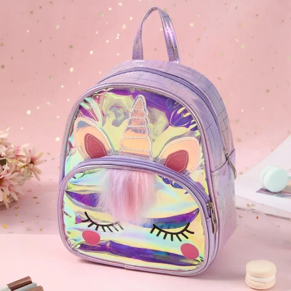 JOYHILL Kids Backpack - Lightweight Water Resistant Unicorn Design, Adjustable Straps For Preschool Boys Girls - View #2