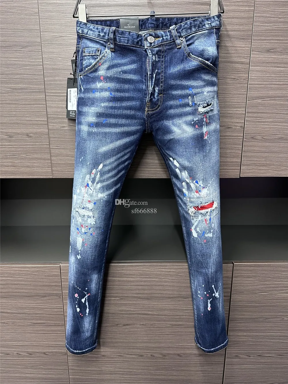 Italian Fashion European And American Mens Casual Jeans, High