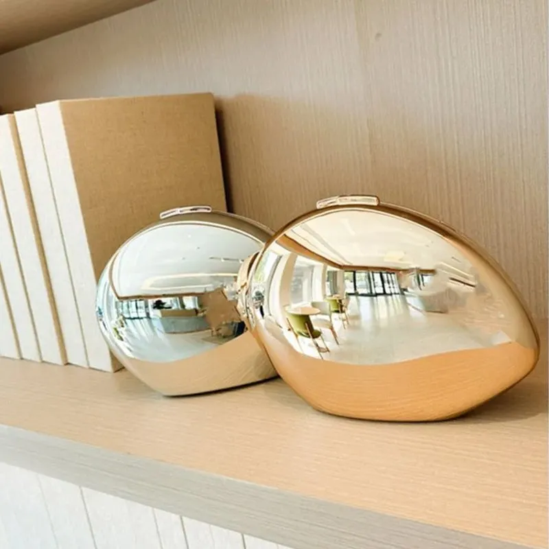 GOKTOW Shell Clutch – Acrylic Metallic Evening Bag For Women, Perfect For Parties & Formal Events