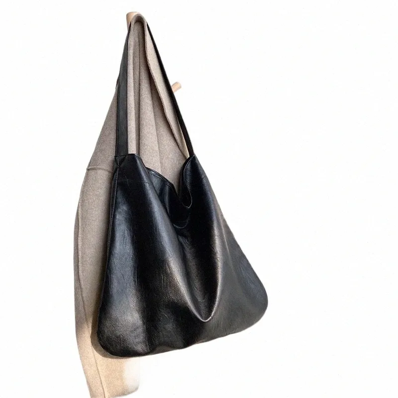 Grand Sac Fourre-tout Femme En Simili Cuir – Capacité Généreuse, Fermeture Zippée, Style Rétro – Idéal Pour Travail, Voyages Ou Sorties