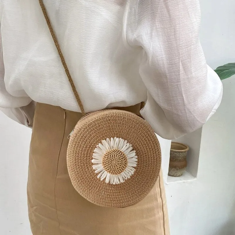 Straw circle crossbody bag outlet