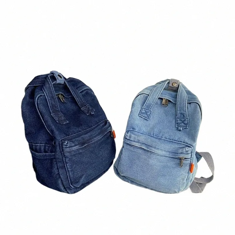 ★2025SS新作★aeae★OUT POCKET DENIM BACKPACK DHgate.com:Lightweight Denim Backpack - Casual Student Bag