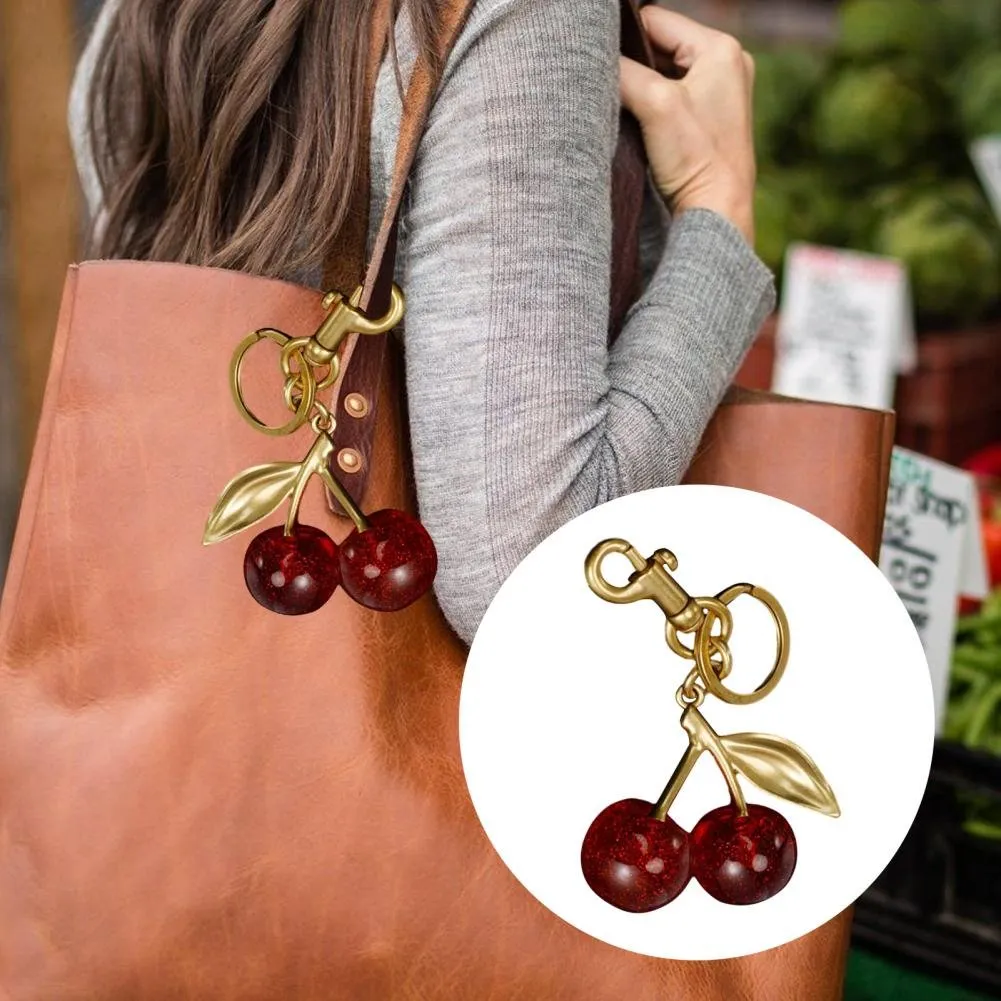 DHgate.com:Exquisite Cherry Charm Pendant: Unique Shoulder