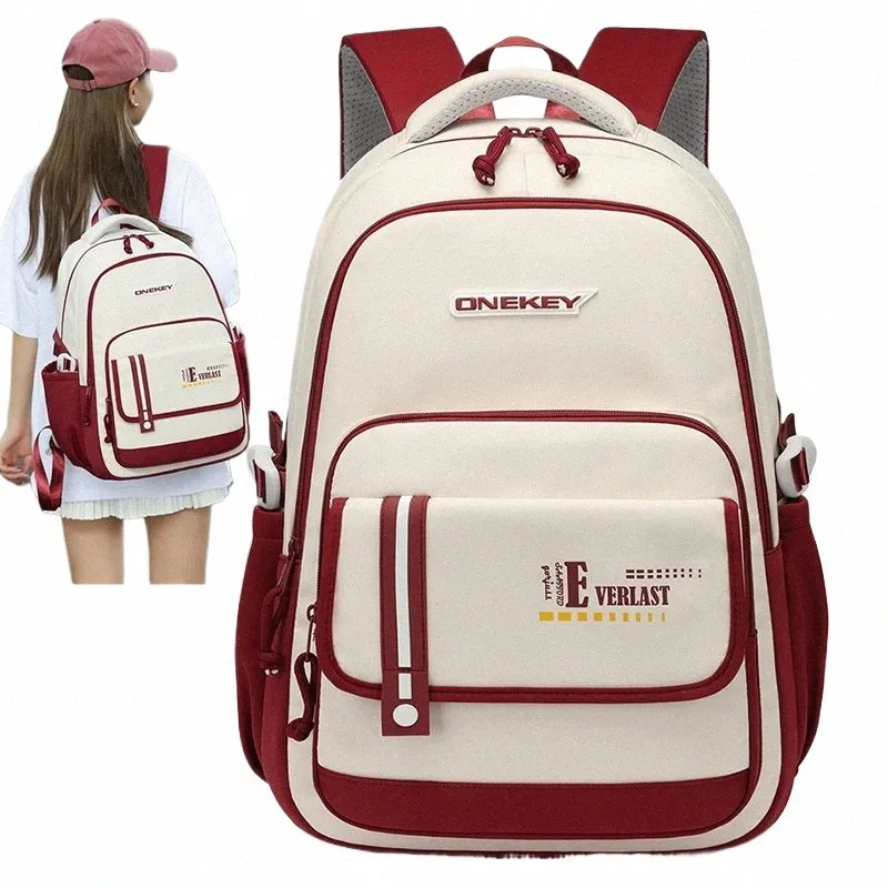 2024 High School Girls Backpack Spacious Lightweight Chic Design From Dazzleclutch 22.36 DHgate.Com