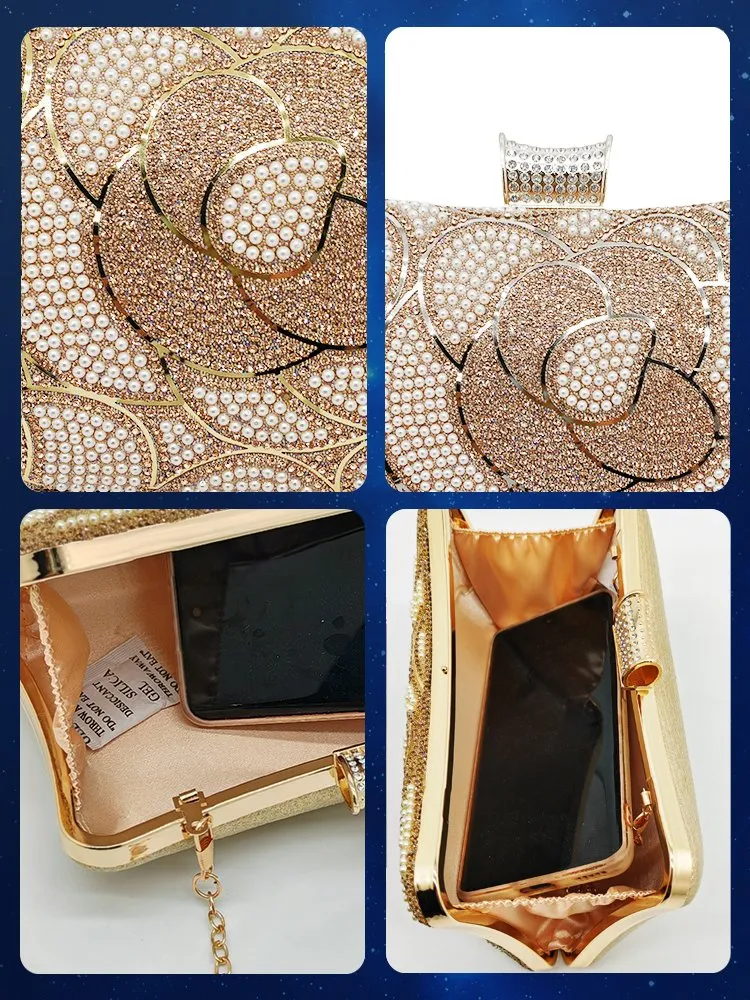 Wedding Blush Colored Wallet Light Pink Purse Golden Birthday