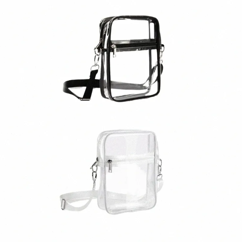 Clear Transparent Crossbody Small Black Crossbody Purse For Women With Removable Strap And Zipper Closure Stadium Approved 19do From Dazzleclutch 9.17 DHgate.Com