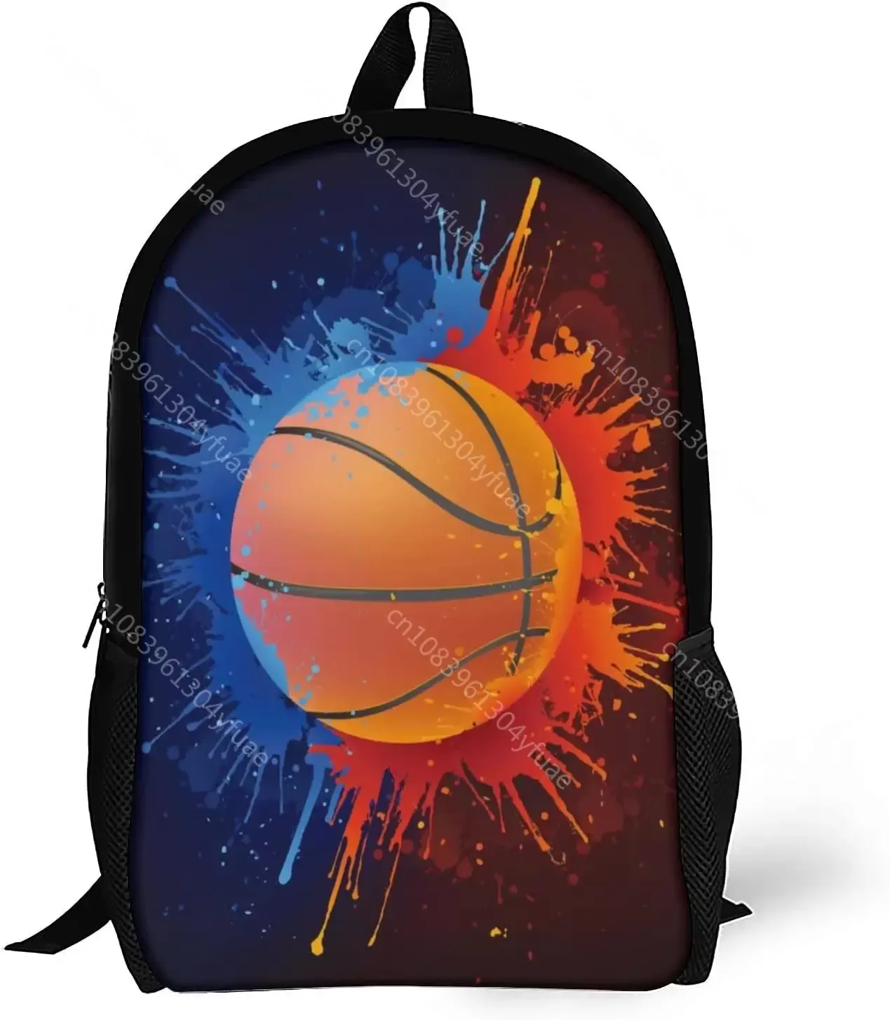 Kids Basketball Backpack Colorful Oil Painting Print Lightweight School Bookbag For Boys From Sleekshoulder 25.39 DHgate.Com