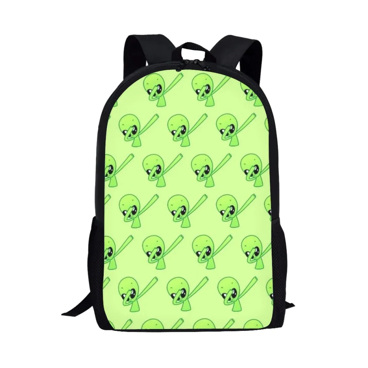Panksolu Laptop Backpack For Students - Unicorn & Skeleton Pattern, Lightweight, Water-Resistant, With Reflective Straps