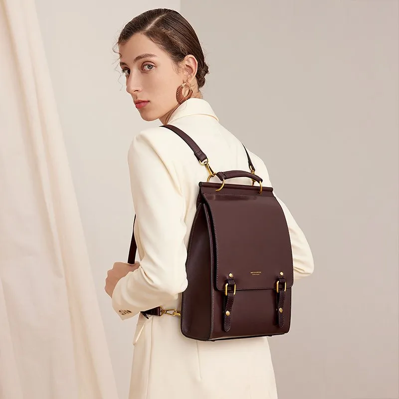 Vintage Dark Brown Backpack For Women Ideal For Travel School And College Stylish Shoulder Bag With Casual Charm Cnoles S8SM From Compactcrossbody 133.99 DHgate.Com