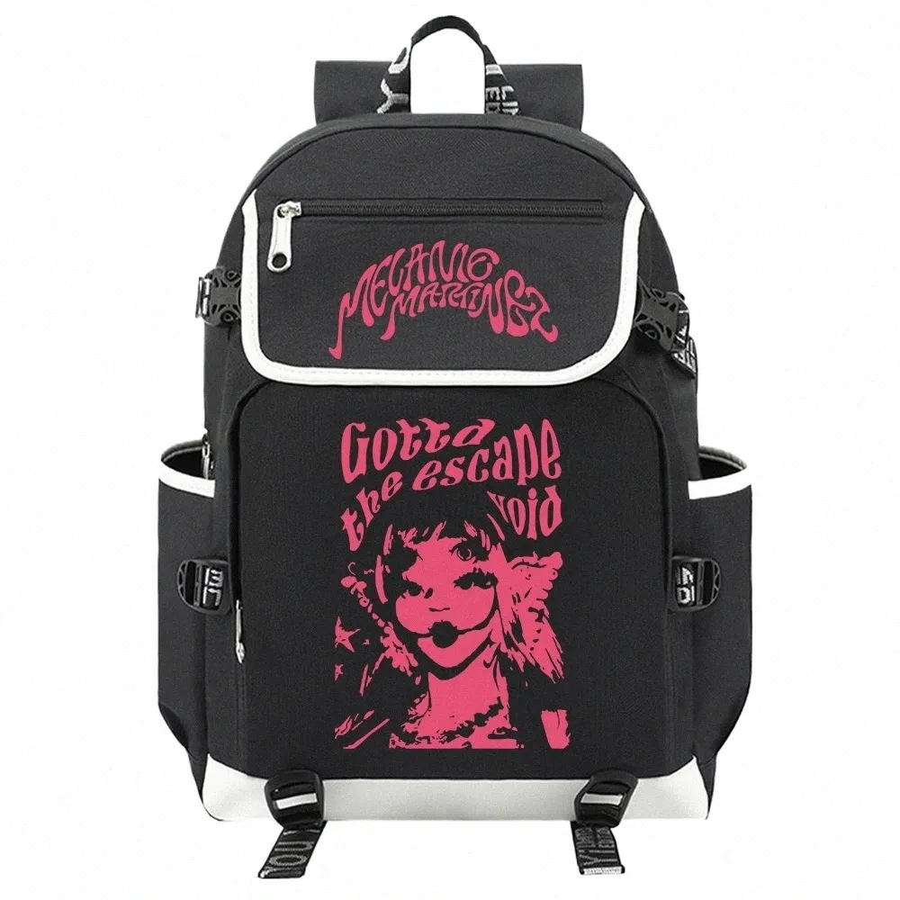 Melanie Martinez Tour Backpack Music Fan Travel Backpack, Outdoor Sport  School Bag with USB Charging Port