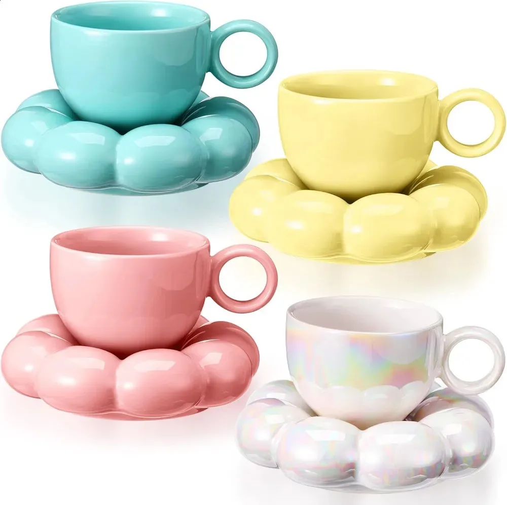 4 Pack Ceramic Coffee Mug With Sunflower Coaster... From Niao10, $29.02 |  DHgate.Com
