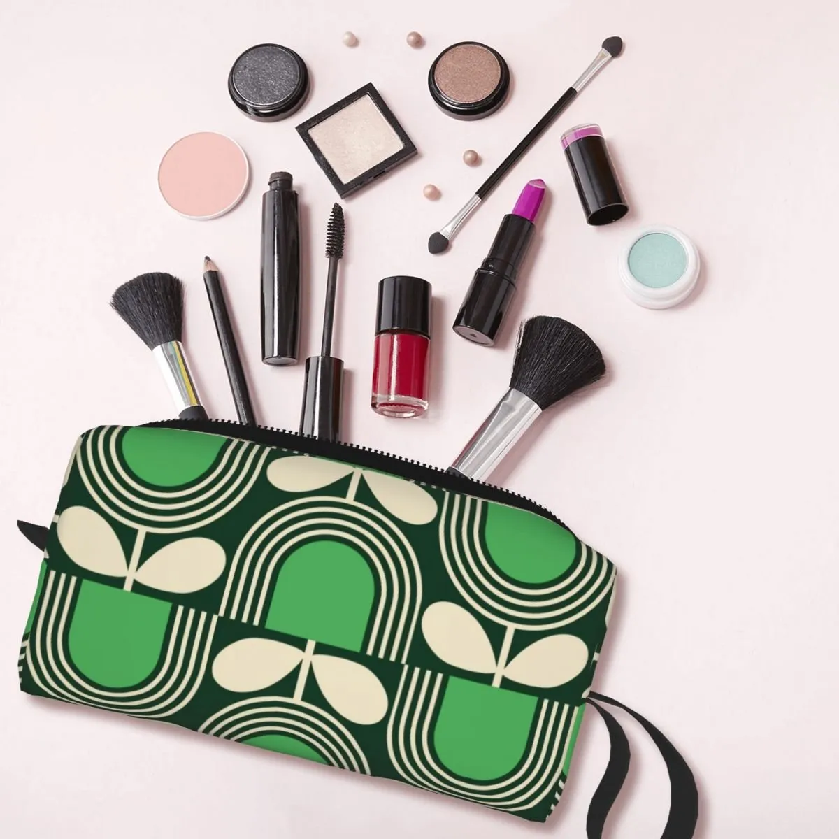 DHgate Orla Kiely Multi Functional Travel Cosmetic Makeup Organizer Bag for Women Green Bags Luggage Accessories