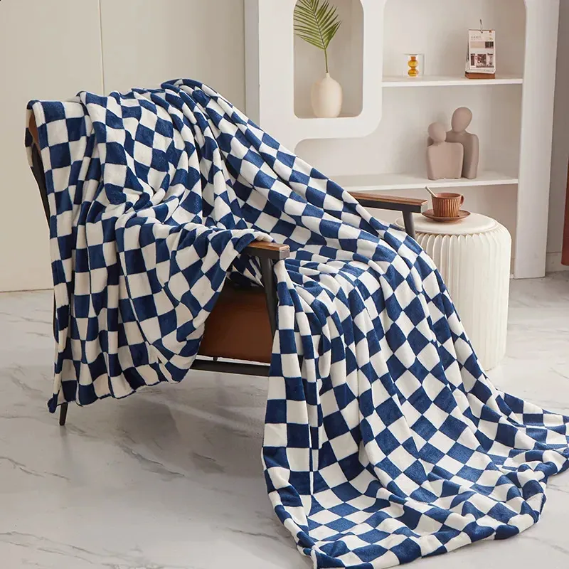 Classic Checkered Plaid Blanket: Soft Sofa Throw, Lightweight Spring/Summer  Air Conditioning Cover, Office Nap Shawl Shop Now!