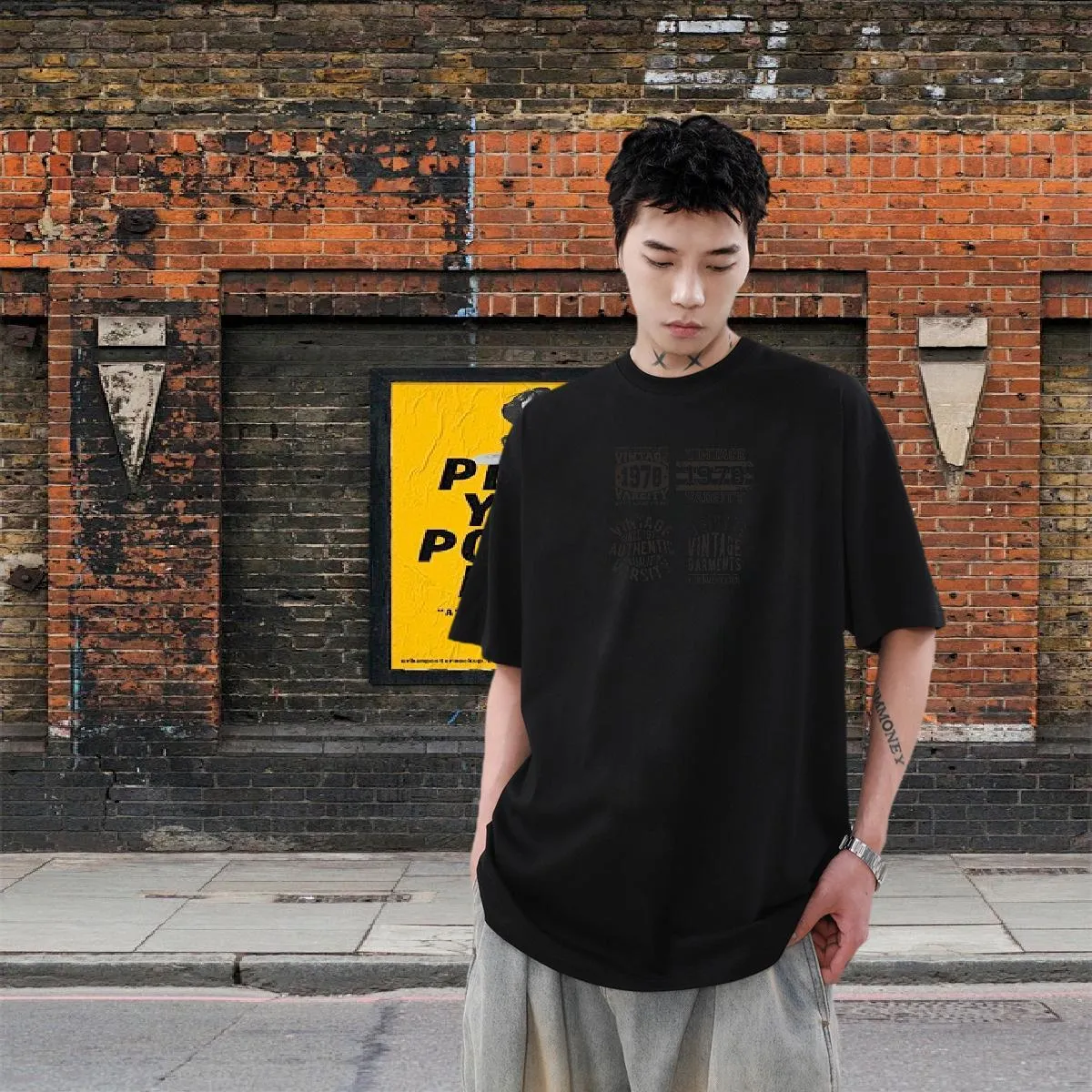 Estilo Urbano Estilo De Ropa Rap Camisetas De Hip Hop Para Hombres