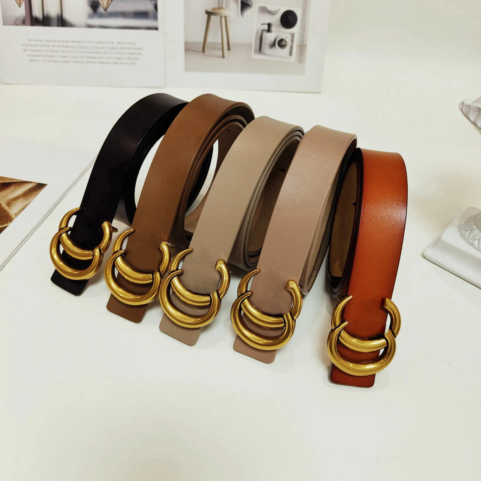 reversible designer belt