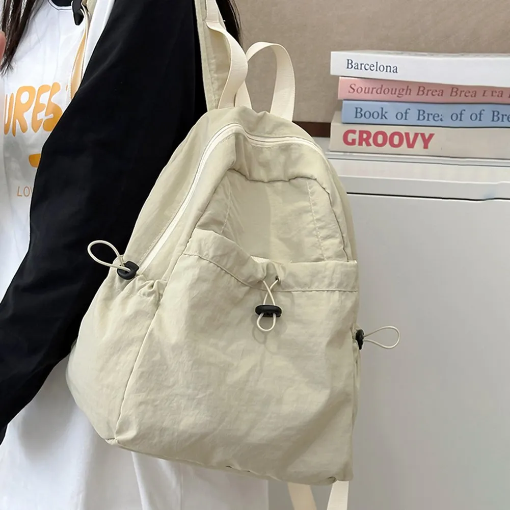 Large Drawstring Backpack Durable Nylon School Bag With Side Pocket For Men And Women Perfect For Travel And Sports 2024 From Chicsatchel 28.23 DHgate.Com