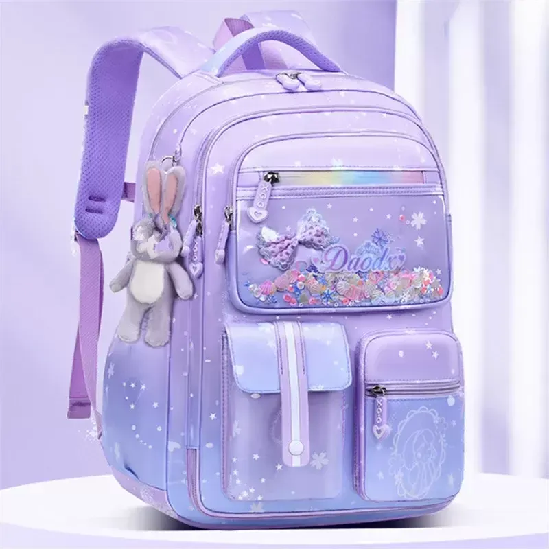 DHgate.com:Cute Bowknot Kids Backpack - Orthopedic School