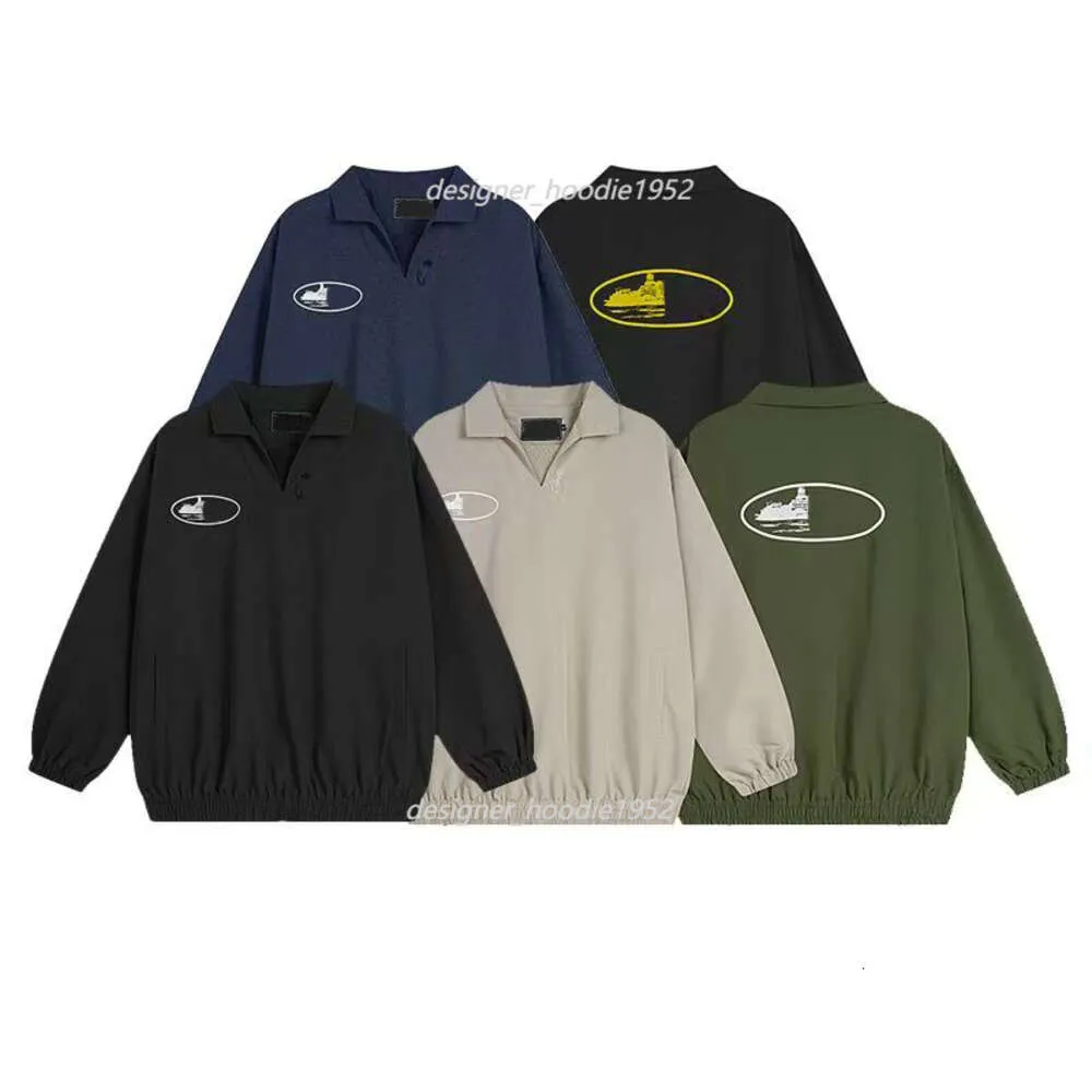 Men's Embroidered polo and jacket - Trendy Windproof