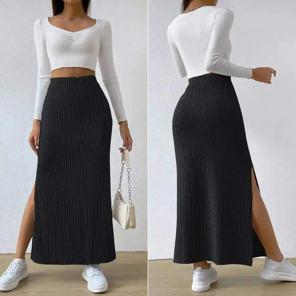Elegant High Waist Knitted skirts for women for Women Elegant High Waist Knitted skirts for women for Women