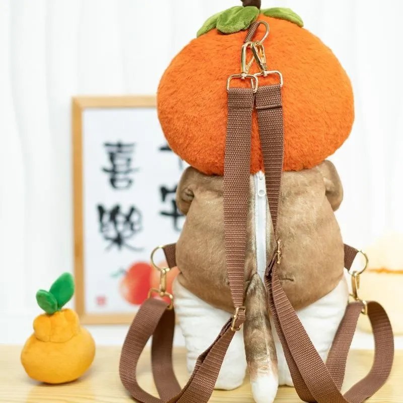 Kawaii Mofusand Plush Backpack - Cute Cartoon Cat Doll Bag, Multi