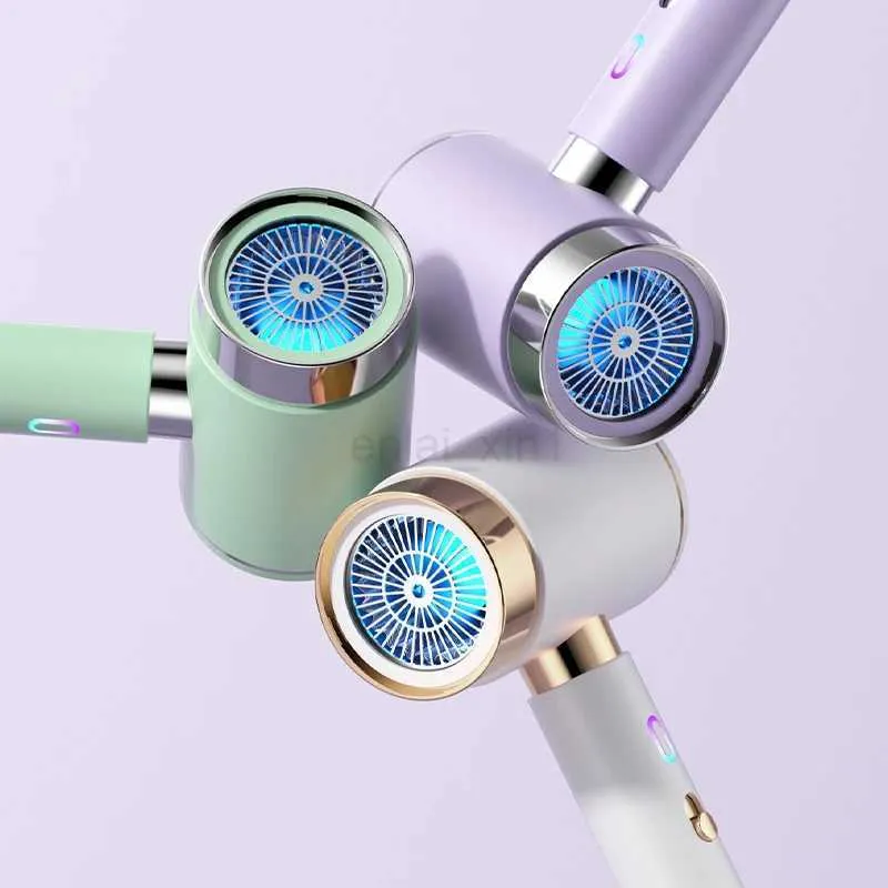 2024 Cordless Negative Ion Hair Dryer: High-Speed, Leafless