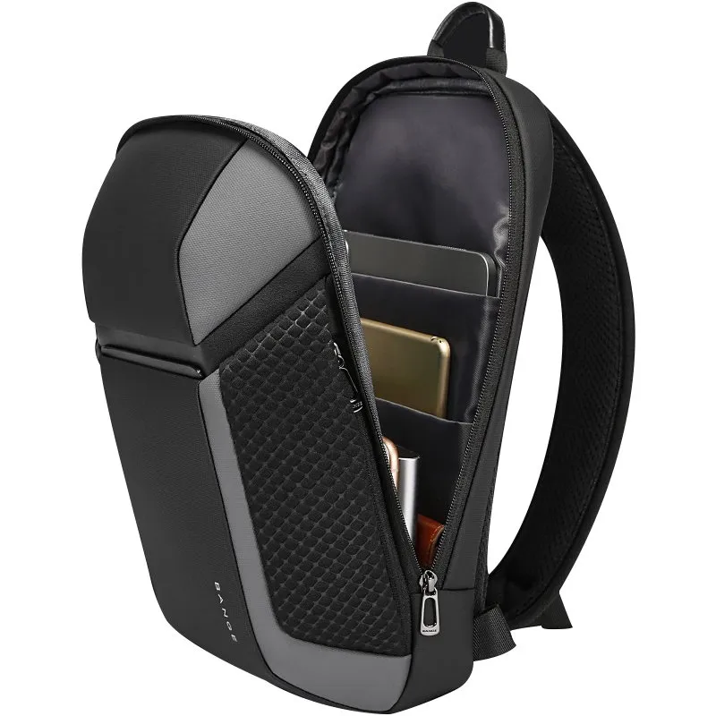 Borsa a Tracolla da Uomo Bange, Nuova, Impermeabile, in Oxford, Antifurto, Personalizzabile, Casual, Vendita all'Ingrosso