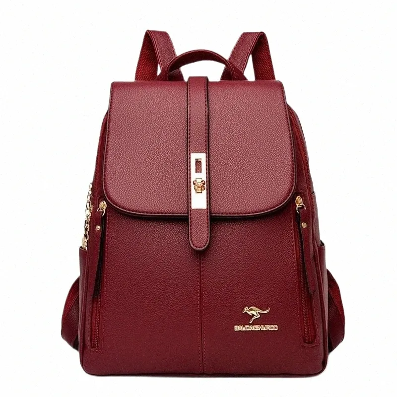 7900 Backpacks & Shoulder Bags - PU Leather Zipper Bags Amazon.com: WYFJNX PU Leather Backpack Purse for Women  main image 3