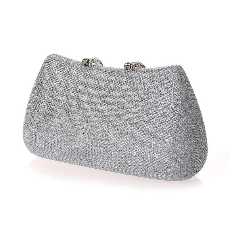 Classic Elegant Unique Design U Shape Diamd Clasp Clutch Bags Sier Color Women Evening Bags Female Clutches Party Purse H7Yl From 32 49 DHgate
