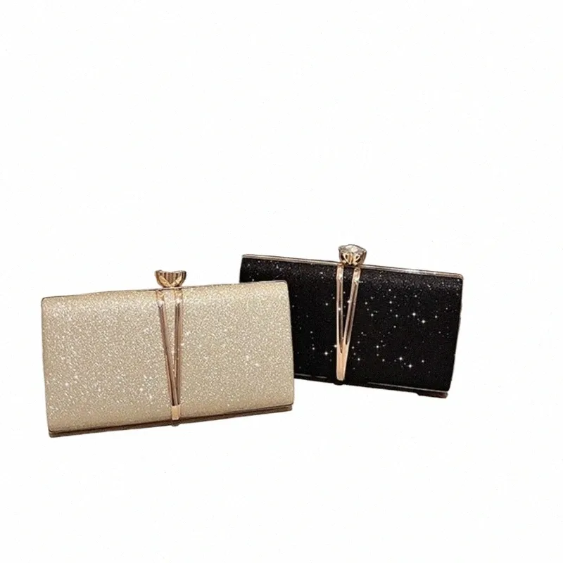 Glitter Evening Bag Chic Clutch Purse, Party Wedding Handbag