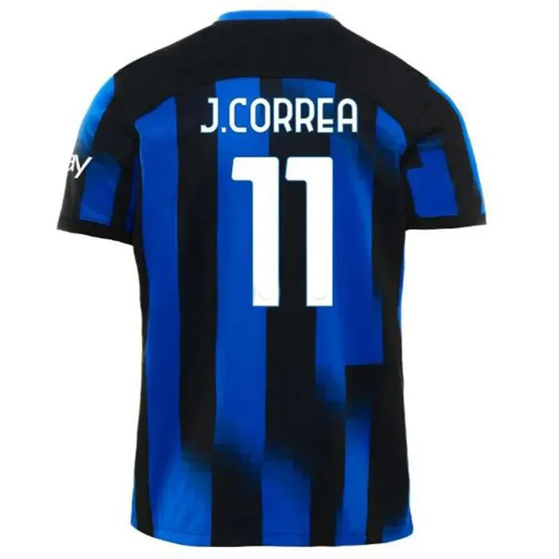 Inter Milan Soccer Jersey Home Away Lukaku, Lautaro, Calhanoglu,  Barella, Thuram, Brozovic Men Kids