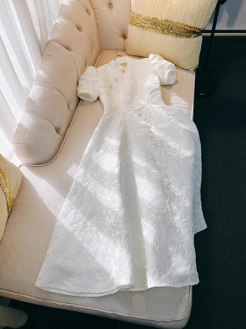 belladonna mini dress in ivory Ramy Brook Donna Cotton Embellished Mini Dress in Ivory main image 1