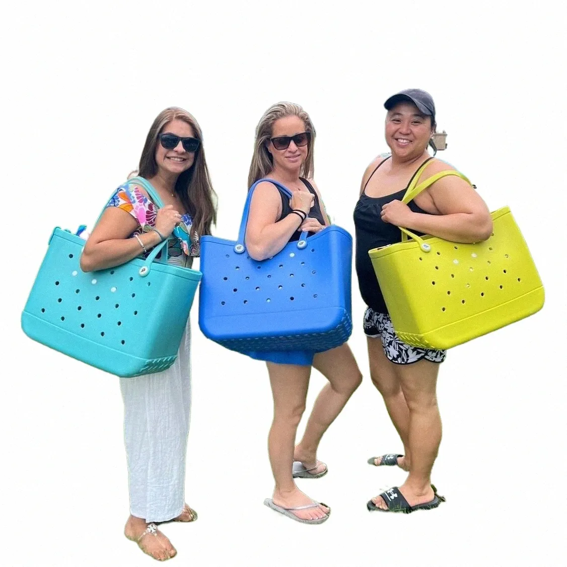 Beach bag with zipper and pockets shop