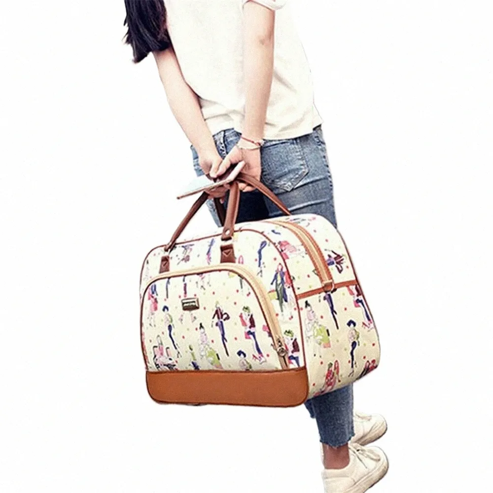 DHgate Large Womens Travel Bag Durable Holdall Handbag for Weekend Trips Bags Luggage Accessories